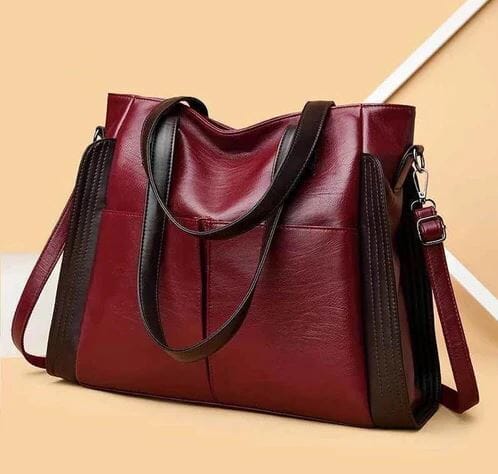 Bolsa Tote Feminina de Couro Versátil - ChicCarry