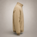 Jaqueta de couro masculina, vista frontal
