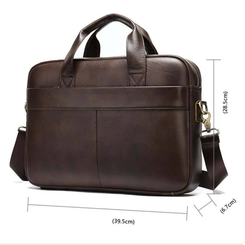 Bolsa Masculina de Couro Genuíno