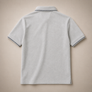Camisa Polo Masculina Cinza Mescla